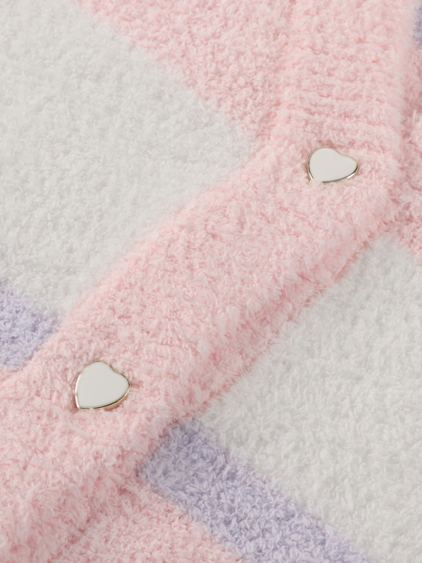 MS Pink Stripe Cardigan
