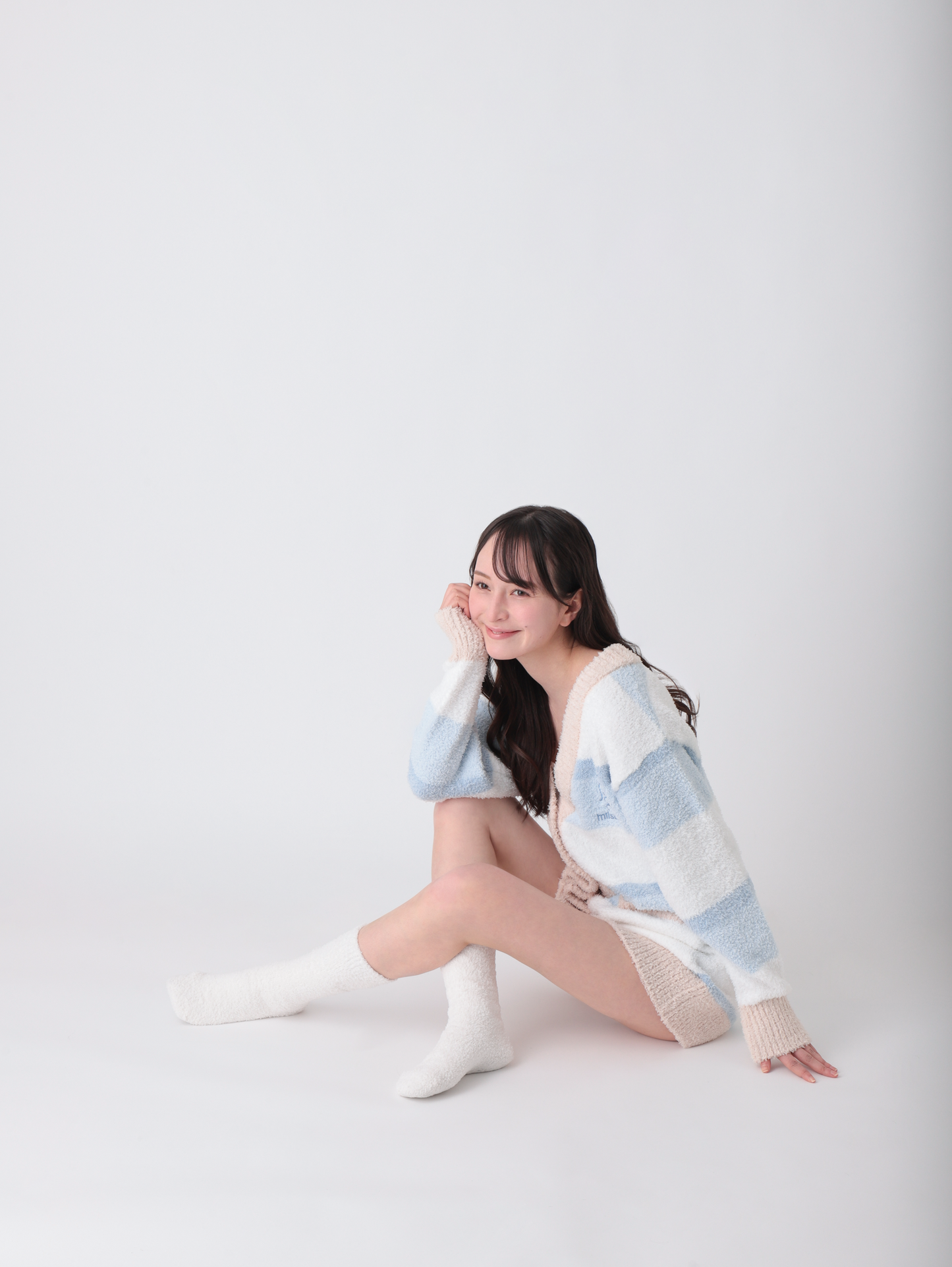 MS Blue Stripe Cardigan