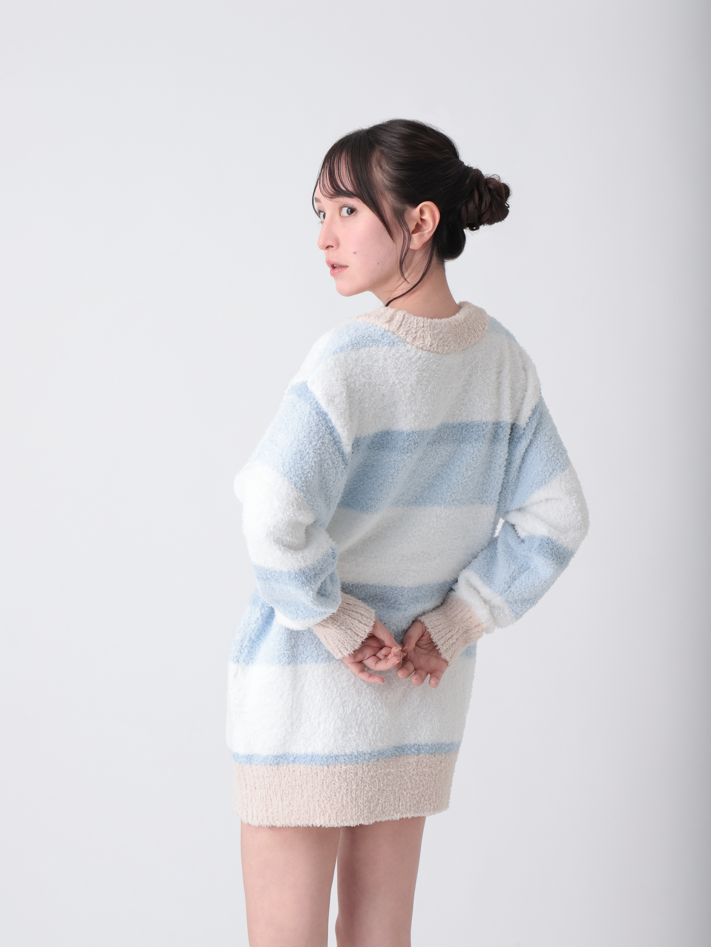 MS Blue Stripe Cardigan