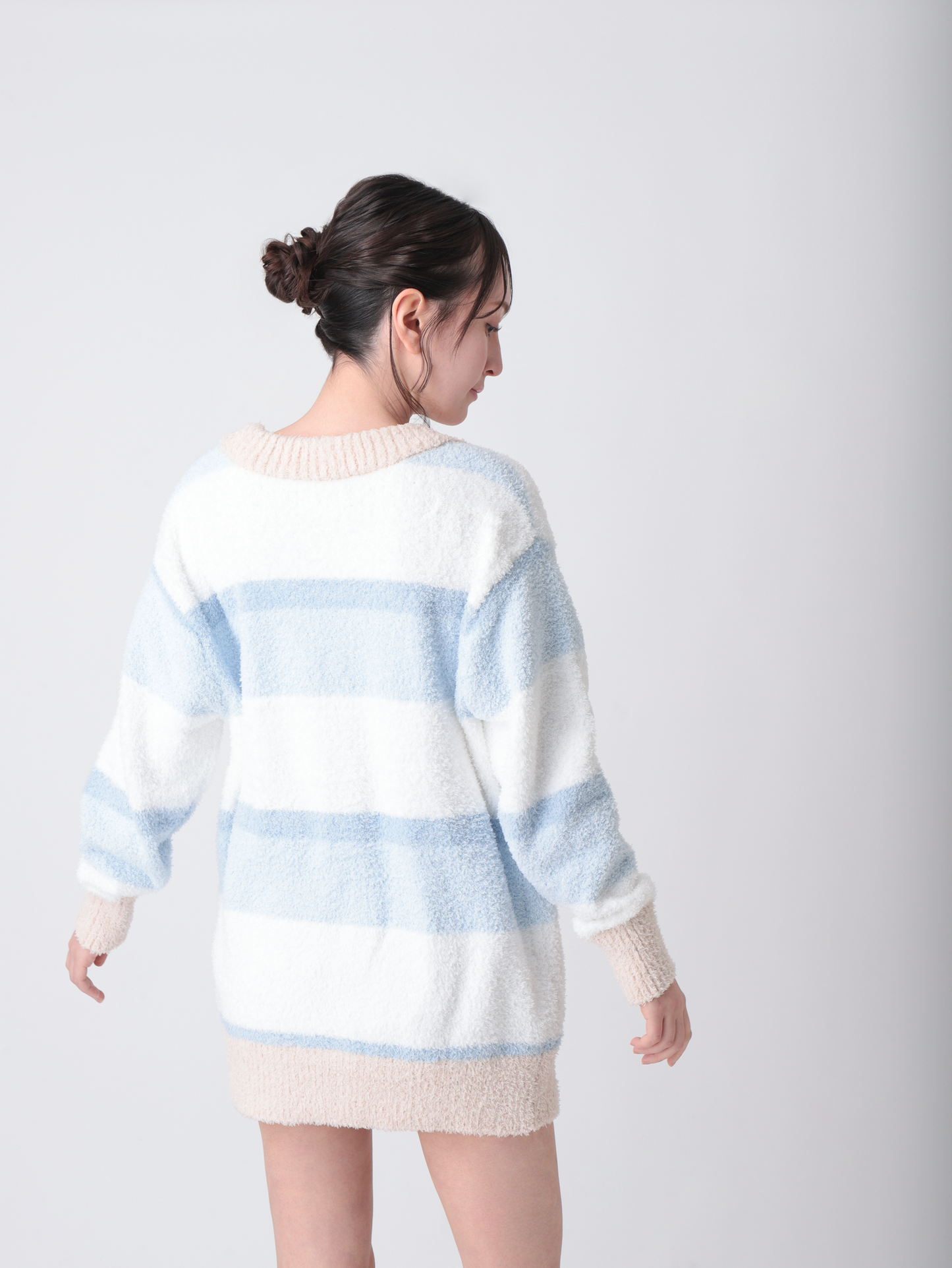 MS Blue Stripe Cardigan