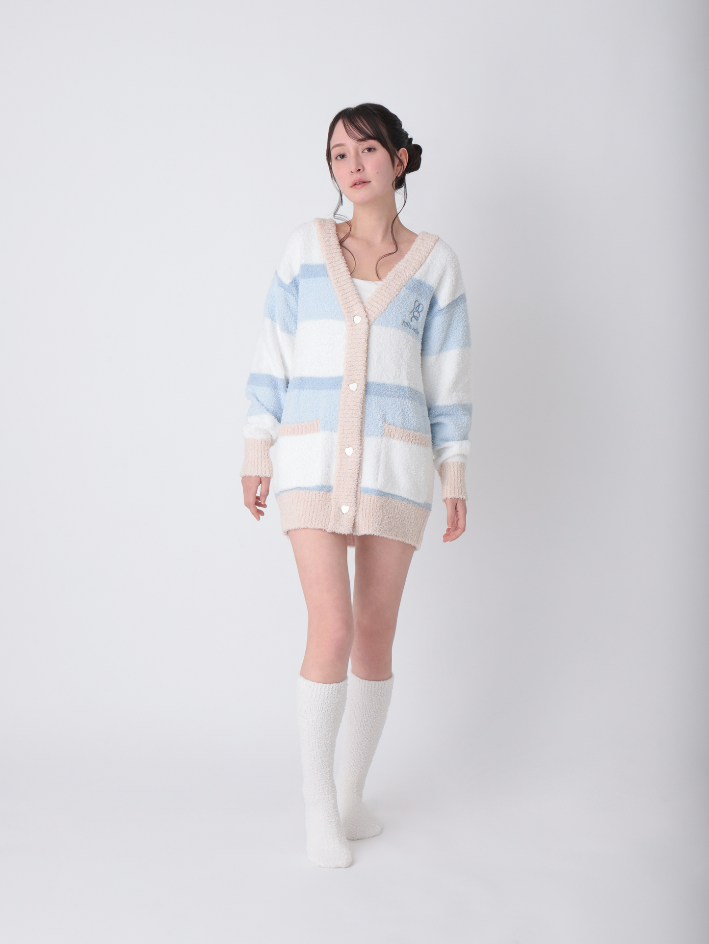 MS Blue Stripe Cardigan