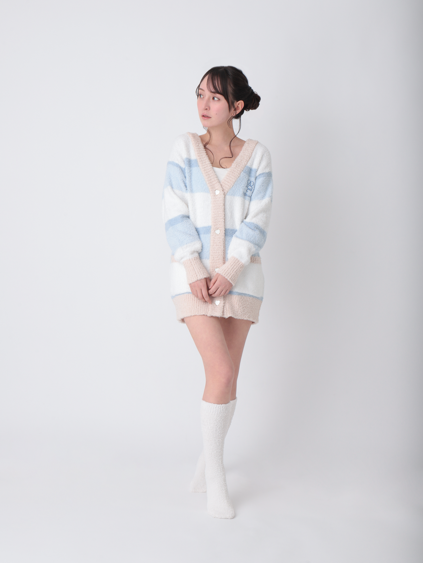 MS Blue Stripe Cardigan