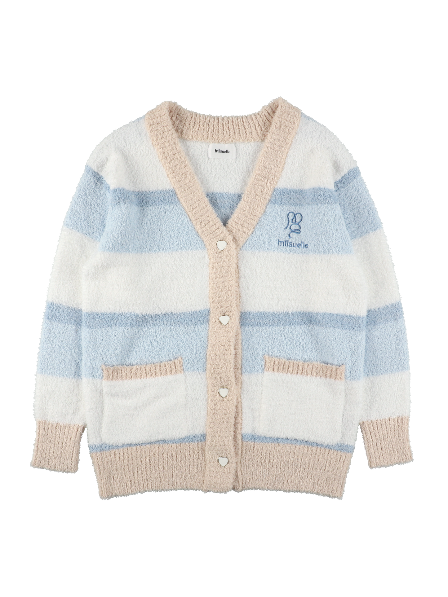 MS Blue Stripe Cardigan