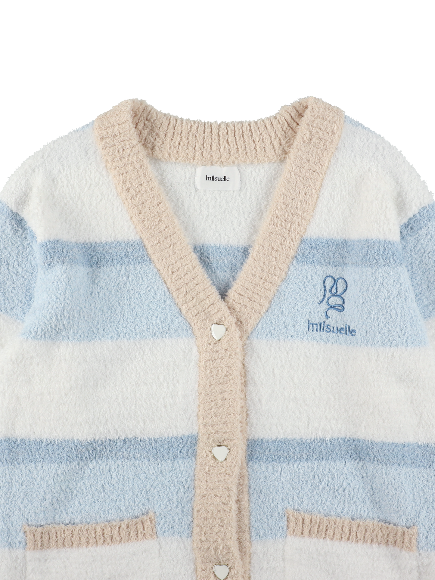 MS Blue Stripe Cardigan
