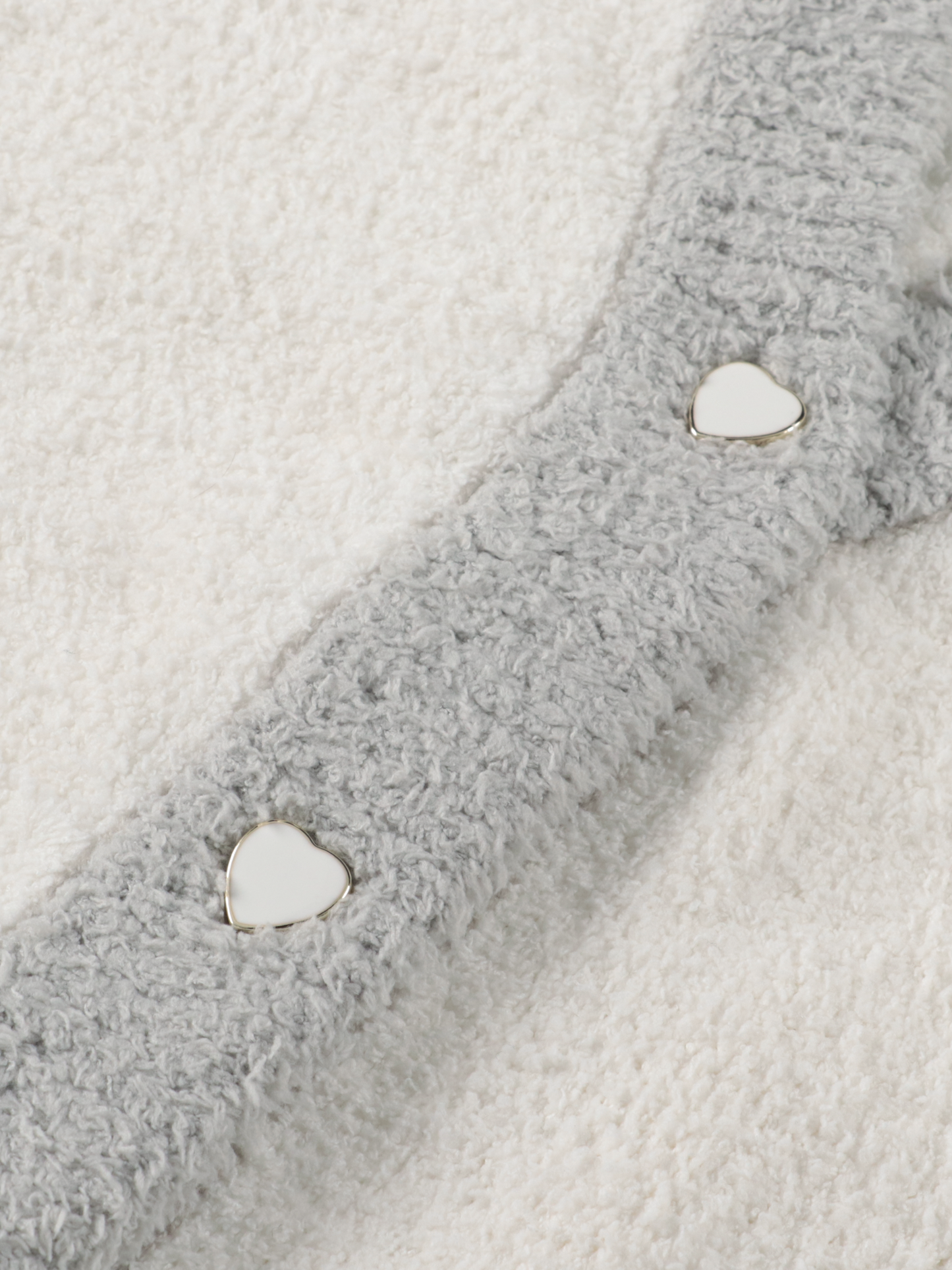 MS Off-White Gray Cardigan